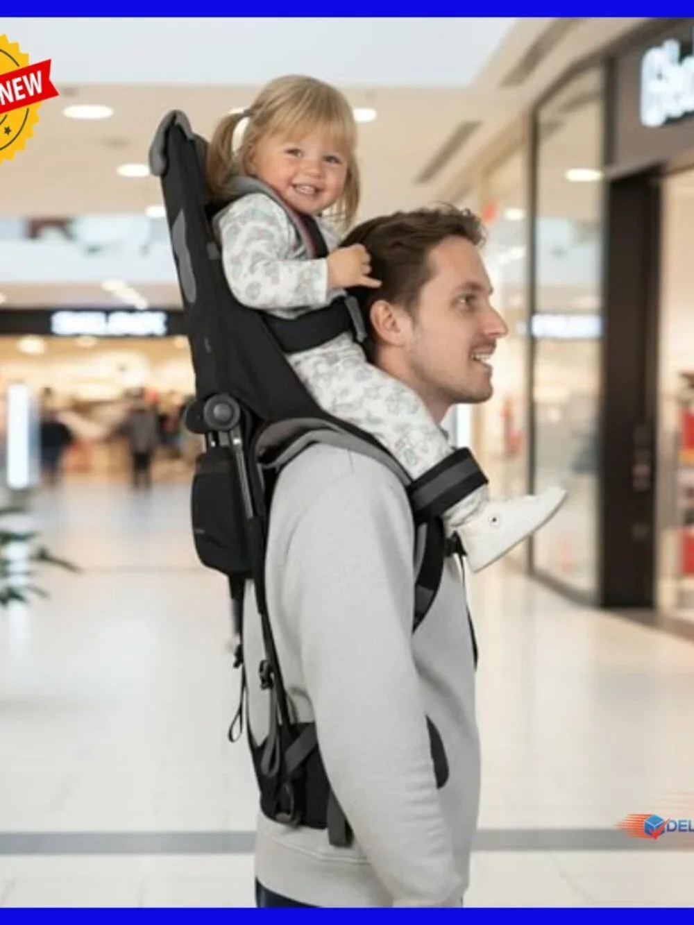 Lightweight Toddler Hiking Backpack Carrier with Sun Shade 6M-2Y